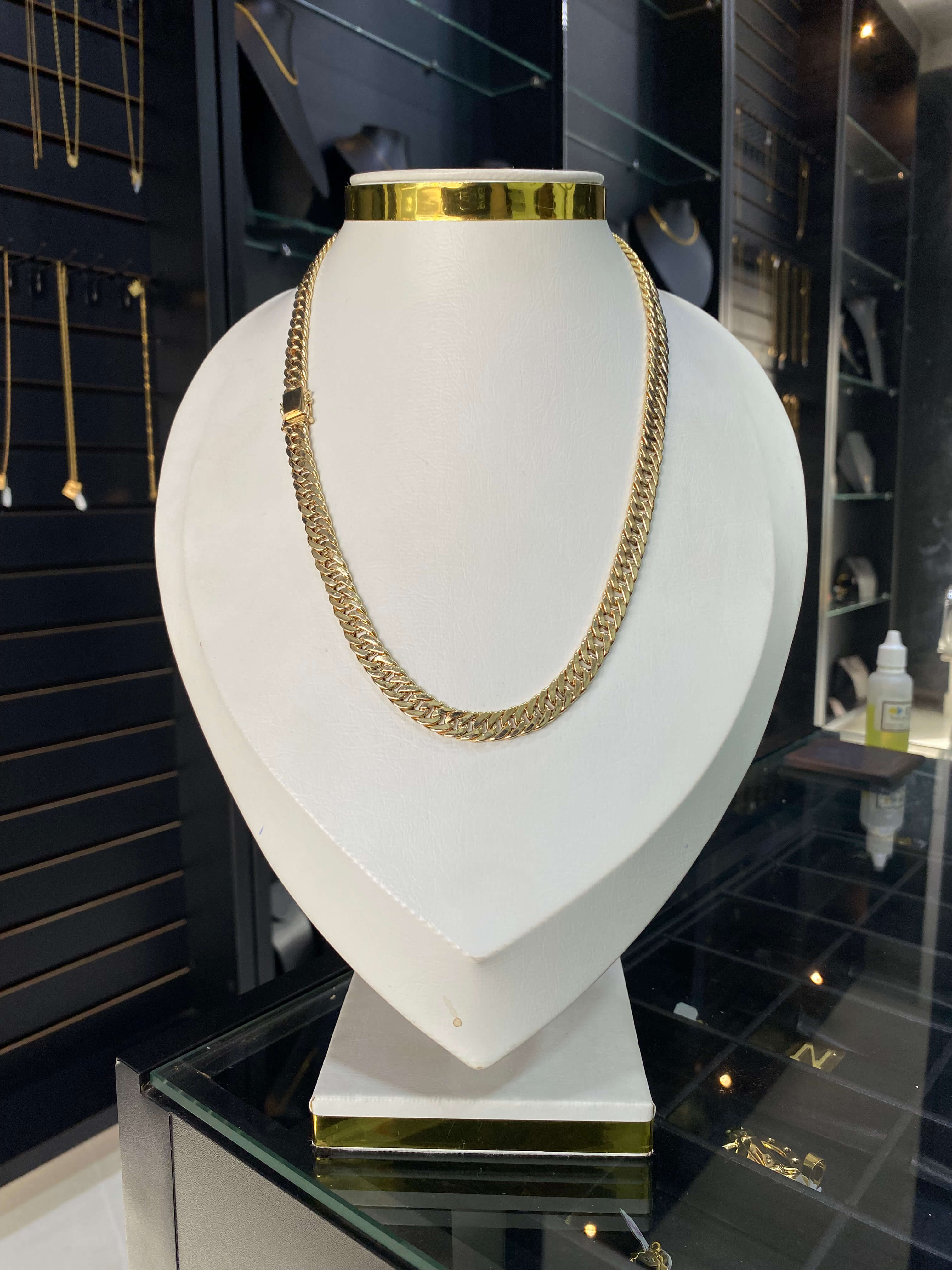 Gargantilha Elo Grumet Dupla Oca de 20g e 50cm